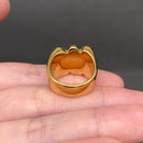 'NO' Stainless Steel Ring-4