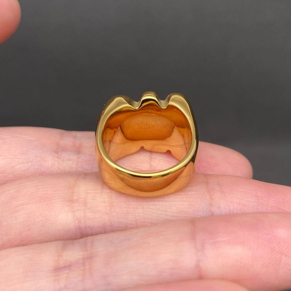 'NO' Stainless Steel Ring