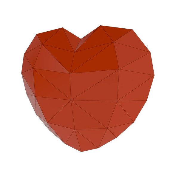 3D Big Heart PaperCraft Art Kit