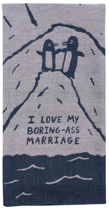 Boring-Ass Marriage Dish Towel