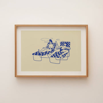 "Swim Club" Art Print