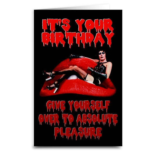 Rocky Horror Absolute Pleasure Birthday Card