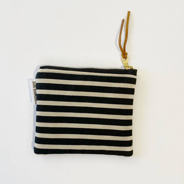 Stripe Square Pouch