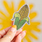 Corn Glitter Sticker