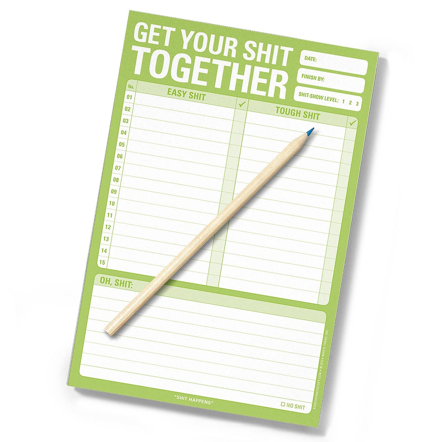 Get Your Shit Together Pad (Green)