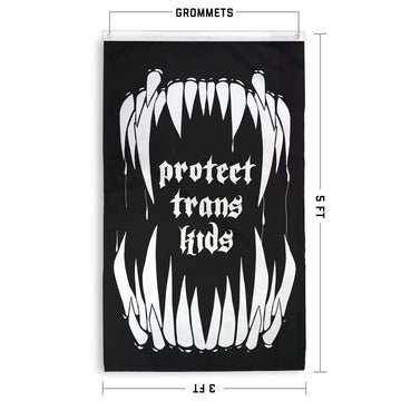 Protect Trans Kids Flag - 0