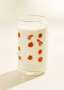 Tomato Gold Rimmed Soda Can Glass-1
