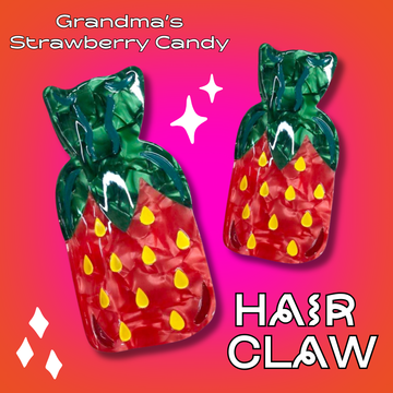 Strawberry Candy Hair Claw - 0