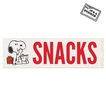 3P4 x Peanuts® - Snoopy Snacks Bumper Sticker