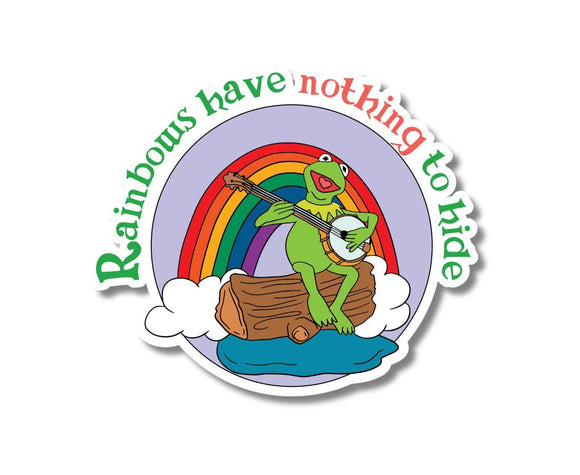 Rainbows Have Nothing to Hide Sticker