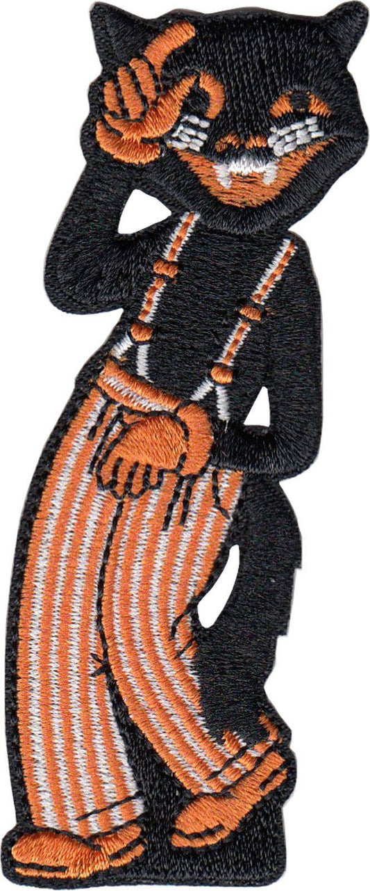 Vintage Black Cat Band The Dancer Patch