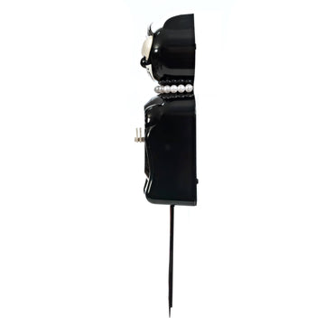 Black Miss Kitty-Cat Klock (Smaller Size) - 0
