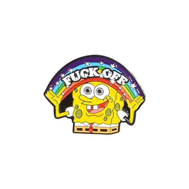 Spongebob Fuck Off Enamel Pin