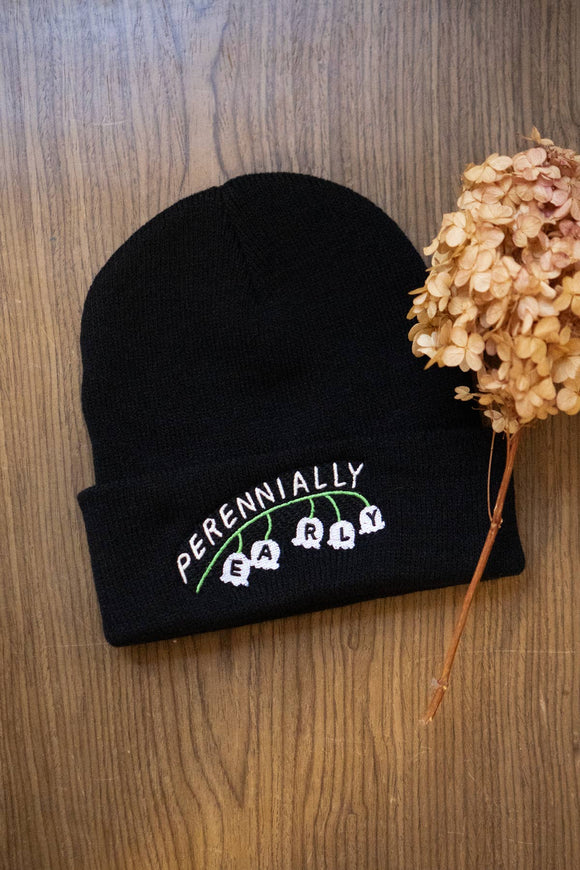 Perennially Early Lilies Beanie