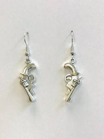 Six Shooter Dangle Earrings