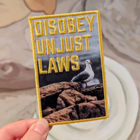 Disobey Unjust Laws Patch
