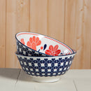 Red Navy Bird Bowl - 6 inch-6
