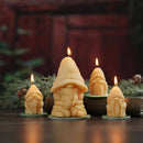 Holiday Gnome Beeswax Candle-6