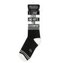 I Love Cock And Hate The Government Socks-3
