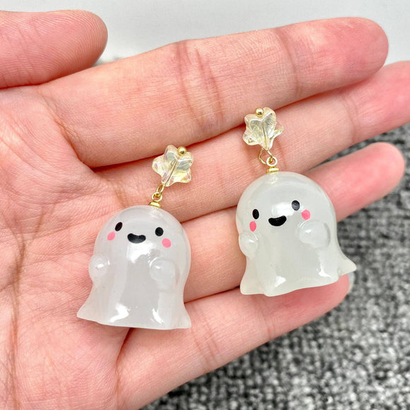 Ghost Charm Stars Earrings