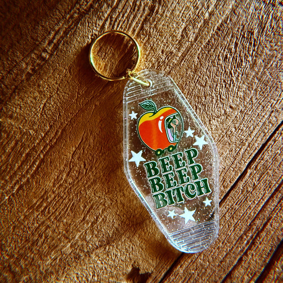 Beep Beep Bitch Keychain