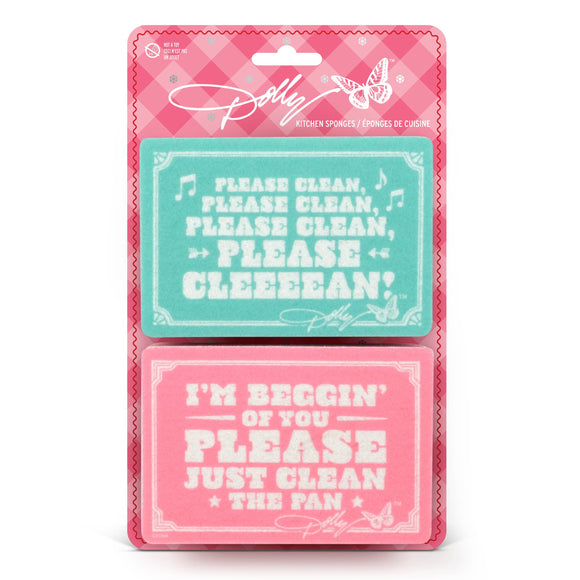 Dolly Parton Jolene Kitchen Sponges, Set of 2
