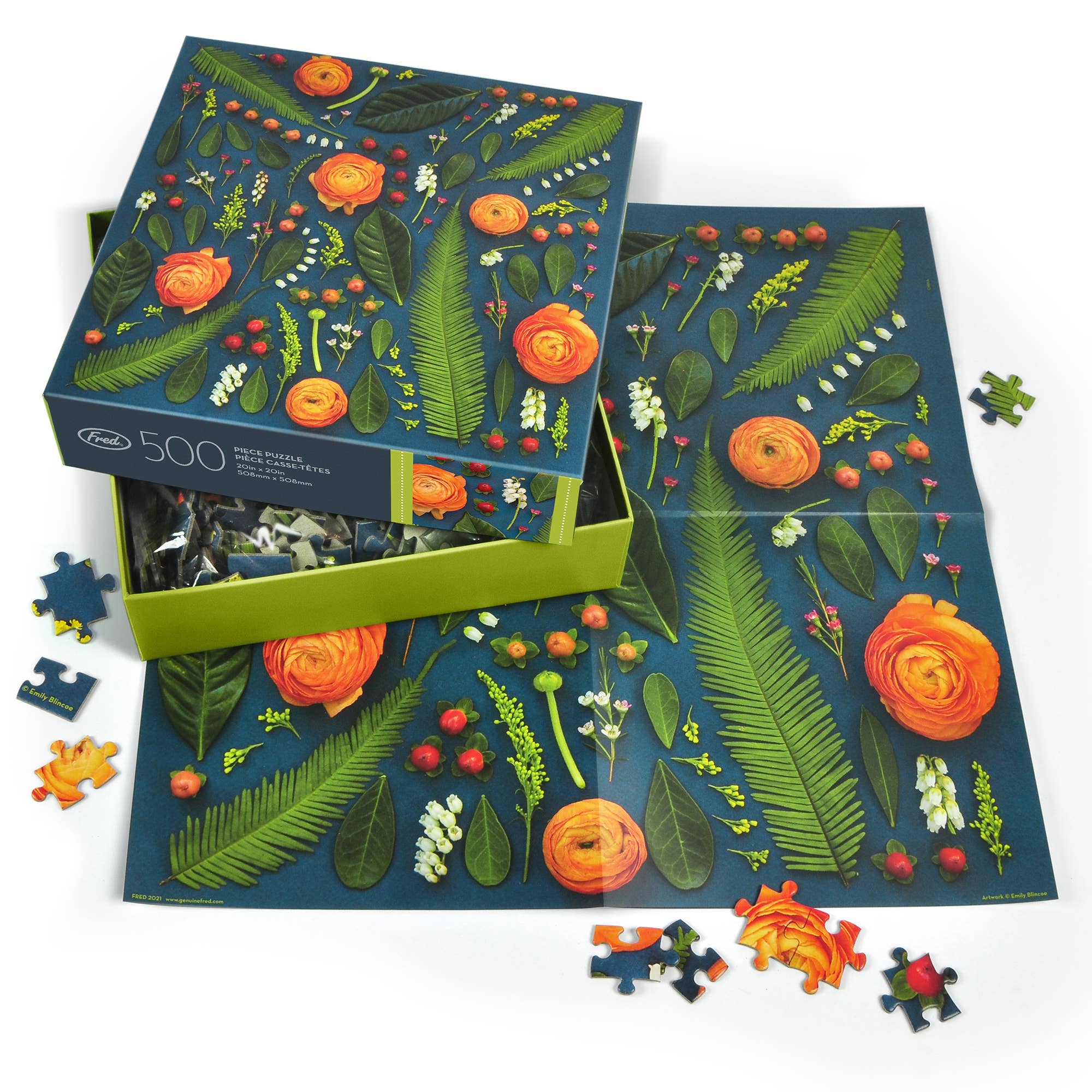 Deconstructed Bouquet 500 Piece Puzzle