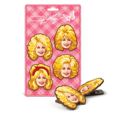 Dolly Parton Bag Clips - Set of 4