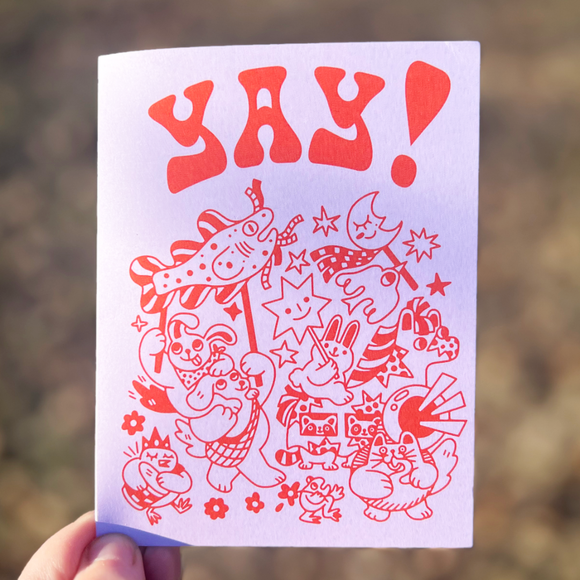 Yay! Animal Parade Card