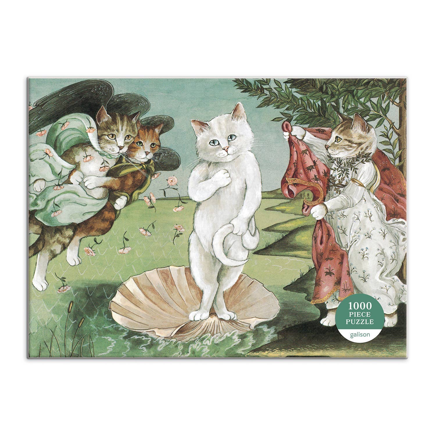 Birth of Venus Meowsterpiece 1000 Piece Puzzle