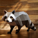 Raccoon 3D PaperCraft Art Kit-4