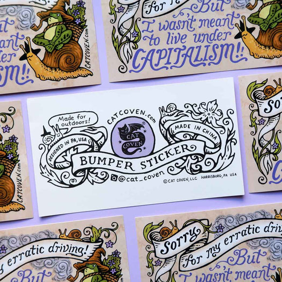 Capitalism Bumper Sticker