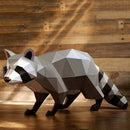 Raccoon 3D PaperCraft Art Kit-2