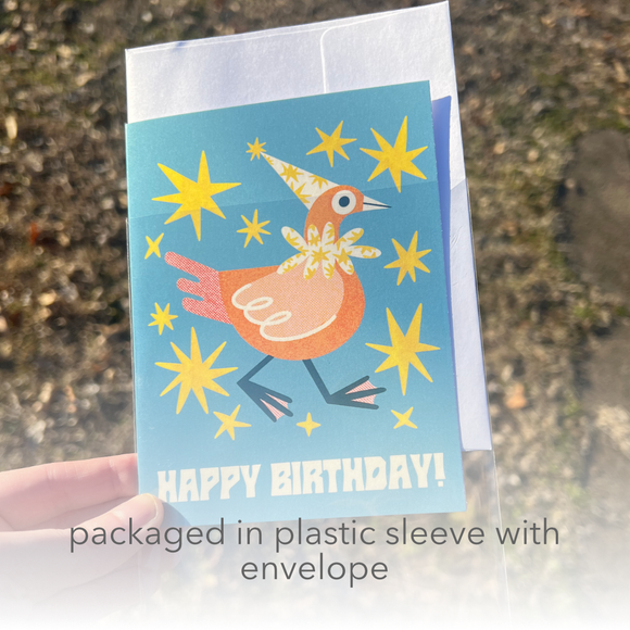 Happy Birthday Bird Card