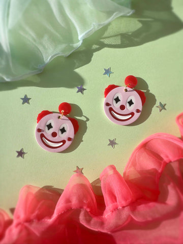 Kitschy Clown Statement Earrings