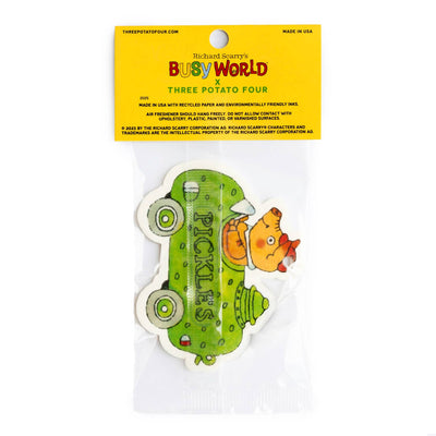 3P4 x Richard Scarry® Pickle Car Air Freshener - 0