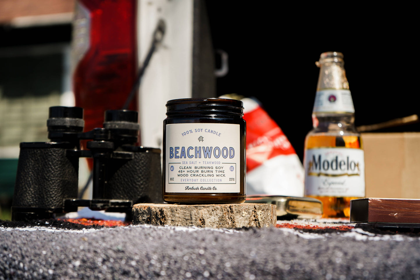 Beachwood | Sea Salt + Teakwood Candle