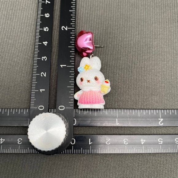 Cute Rabbit Star Earrings