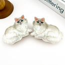 White Cat Claw Clip-3