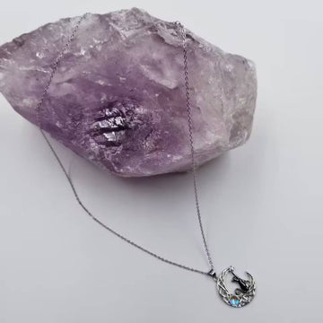 Moon Cat Necklace - 0