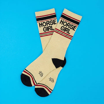 Horse Girl Gym Crew Socks - 0