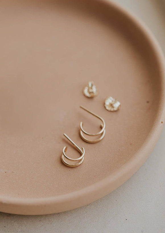 Hello Adorn: Double Up Posts Earrings