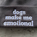 Dogs Make Me Emotional Beanie-2