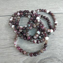 Gemstone Round Bead Bracelets-49