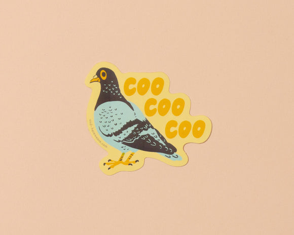 Coo Coo Coo Pigeon Sticker
