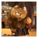 Small Red Panda Plush Backpack-3