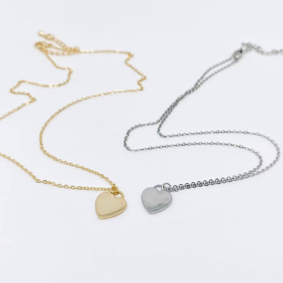 FUCK OFF Heart Pendant Necklace