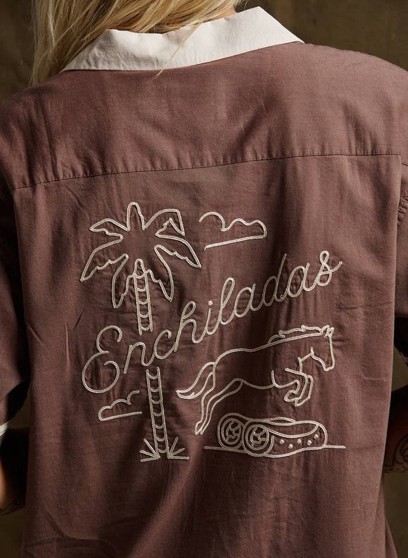 Enchiladas Button Down Shirt