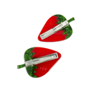 Strawberry Alligator Hair Clip Set-3