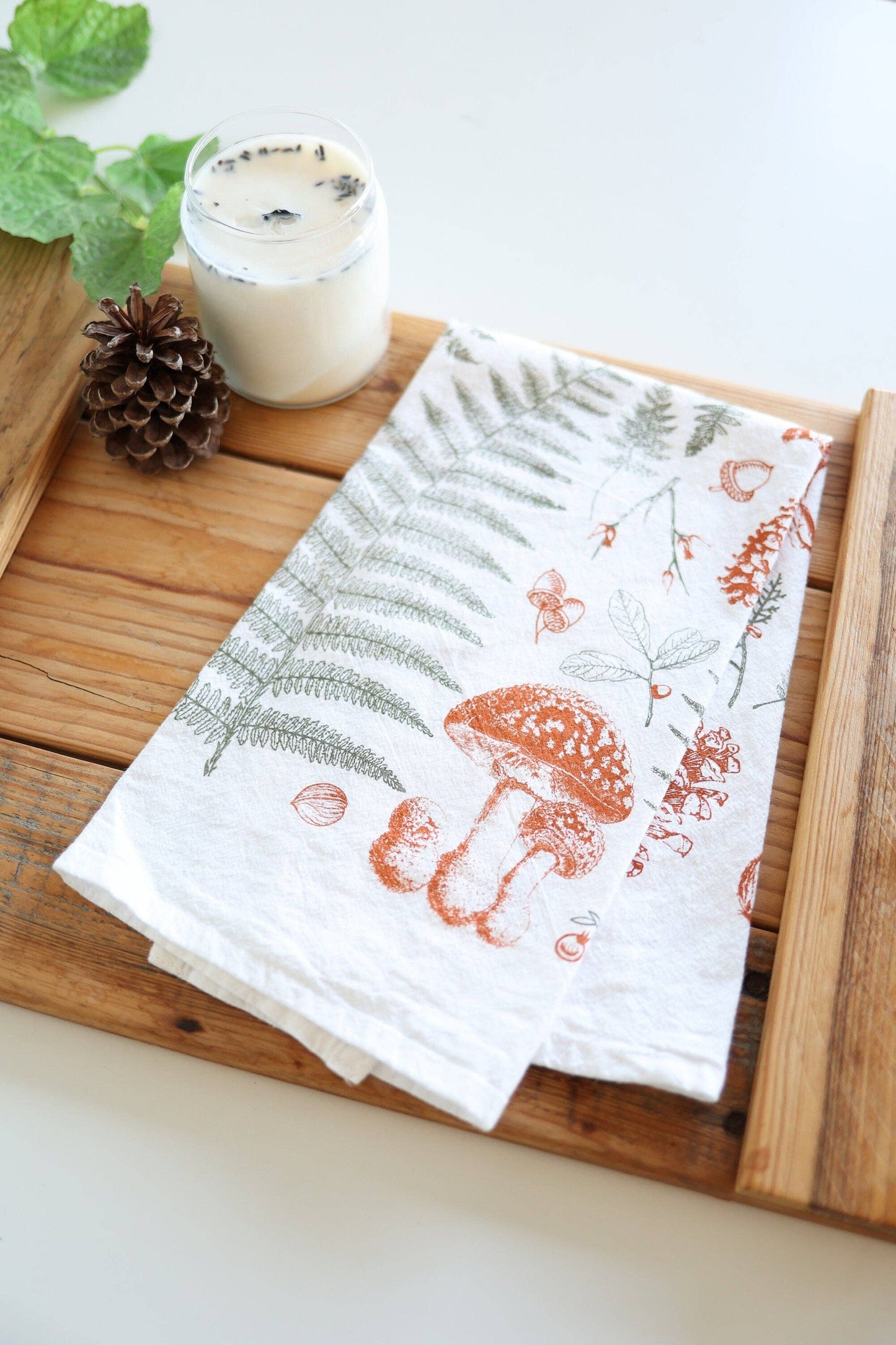 Forest Floor Tea Towel